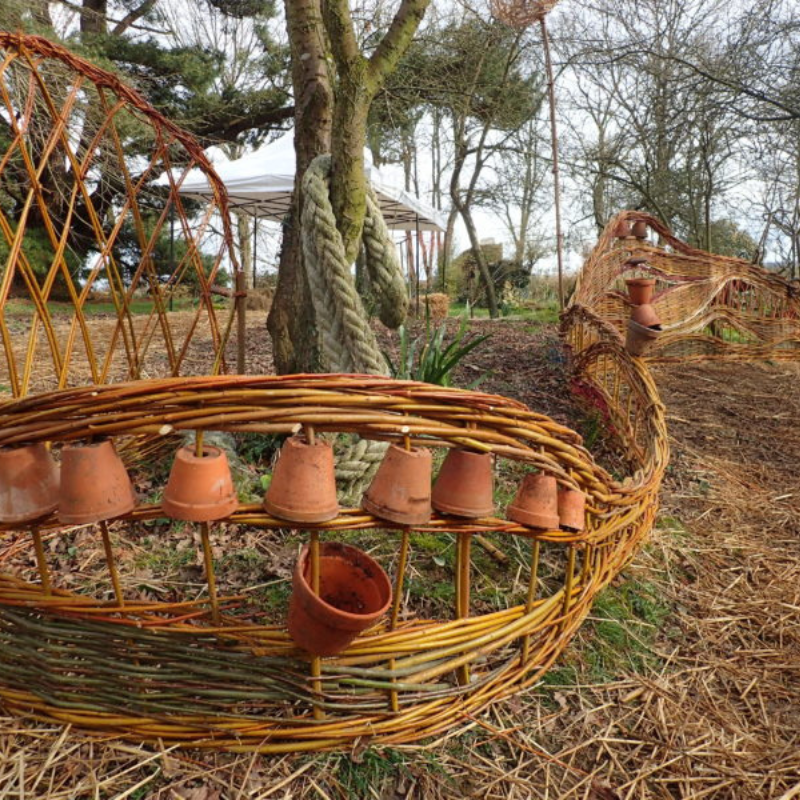 LAND ART @Un brin d'imaginaire -Caroline Chomy Vannerie