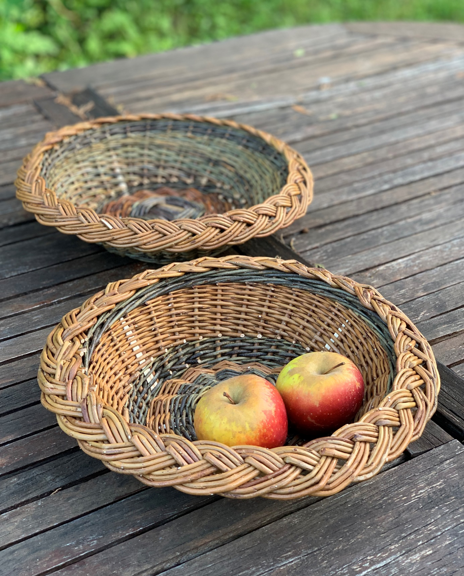 - Corbeille Natée Guillaume Caruso - stage vannerie Université d'été CFP Le Verger
