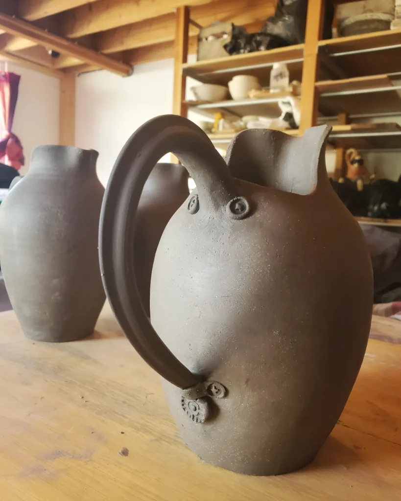 formation ceramique creation service à thé avec ligne graphique - CFP LE VERGER GENNES VAL DE LOIRE