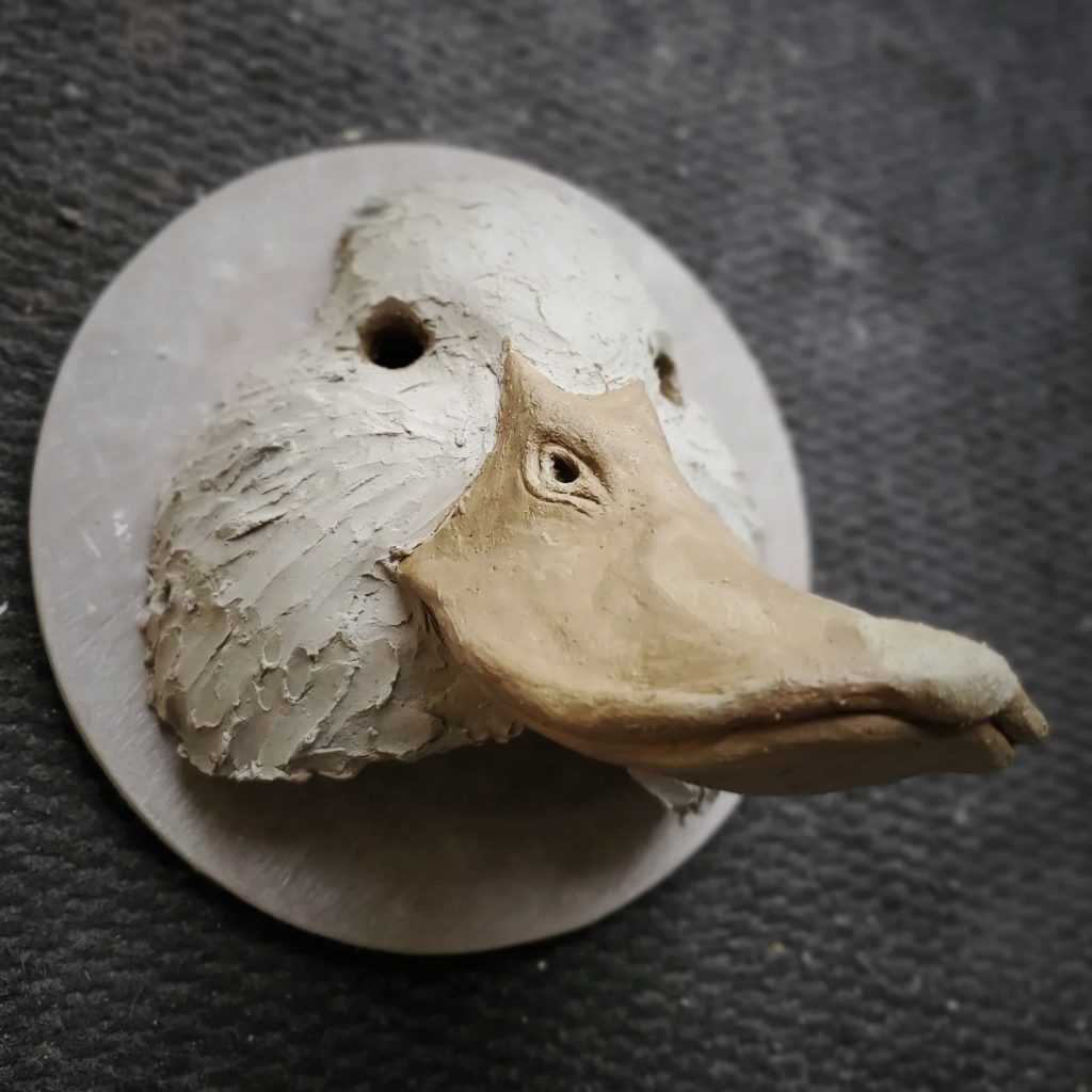 Sculpture animalière, formation céramique, Céline Bachelot, CFP Le Verger, Gennes-Val de Loire