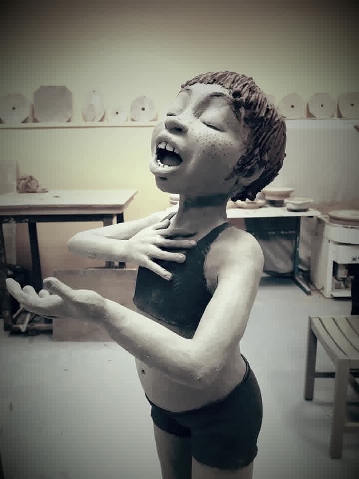 Création céramique, formation céramique Céline Bachelot, CFP Le Verger, Gennes-Val-de-Loire.