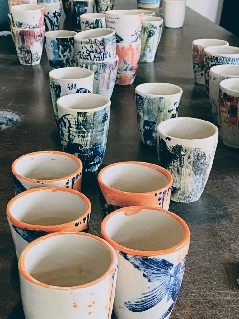 Formation céramique, Céline Bachelot, CFP Le Verger, 49350 Gennes-Val-de-Loire.