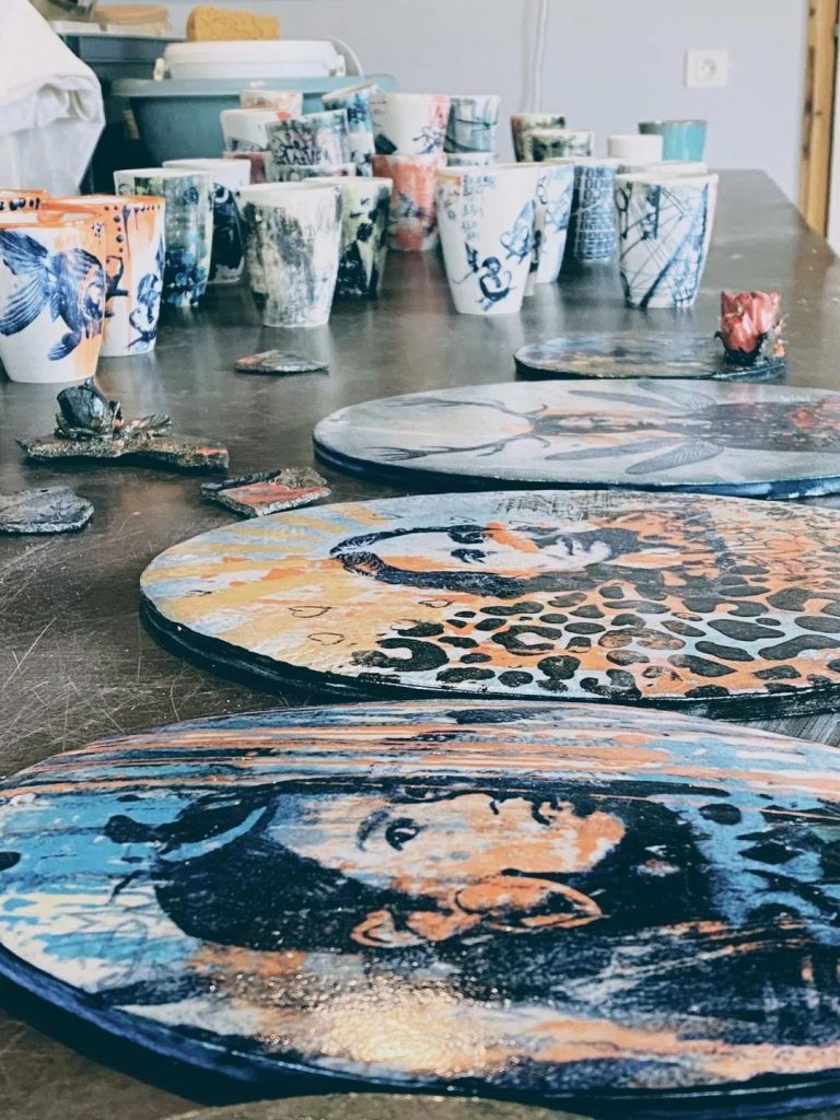 Formation céramique, Céline Bachelot, CFP Le Verger, 49 350 Gennes-Val-de-Loire.